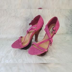 Platform Heels, Two Lips size 9 ( Victoria Secret)